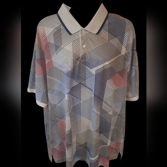 Perry Ellis Motion Men's Short Sleeve Polo Shirt Size 3X - Picture 1 of 4